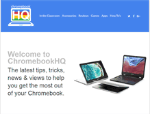 Tablet Screenshot of chromebookhq.com